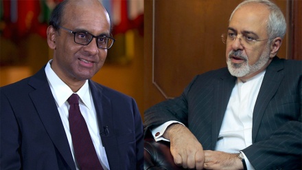 Außenminister Zarif trifft Vizepremierminister von Singapur