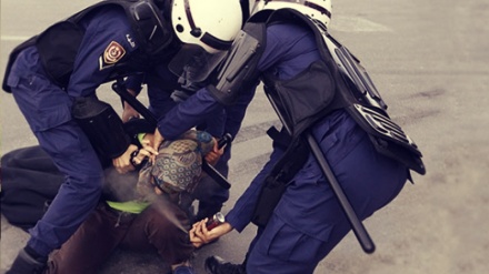 Auseinandersetzung zwischen bahrainischer Polizei und Demonstranten