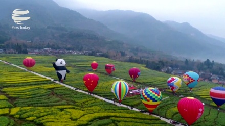 China: Hochzeit im Ballon