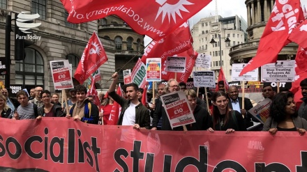 Tausende protestieren in London gegen Sparpolitik