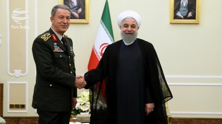 Türkischer Generalstabschef Hulusi Akar trifft Präsidenten Rohani