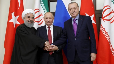 Syriensitzung mit Präsidenten Irans, der Türkei und Russlands im April
