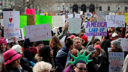 USA: Proteste gegen Trumps Einwanderungspolitik