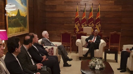Irans Außenminister trifft Premierminister von Sri Lanka