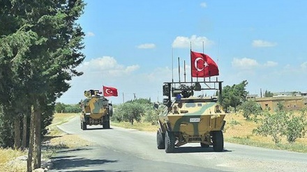 Gemeinsame türkisch-amerikanische Patrouille in Nordsyrien