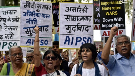 Proteste gegen Besuch des US-Außenministers in Indien 