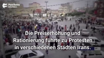 Erhöhung der Benzinpreise in Iran