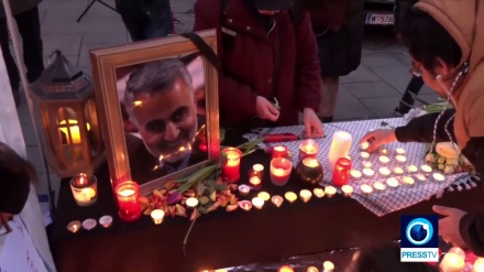 Demonstranten in Wien verurteilen US-Terroranschlag auf Soleimani