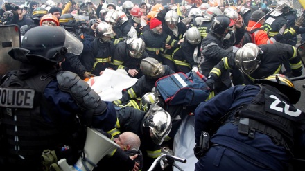 Frankreich: Gewalt zwischen Polizisten und Feuerwehrleuten