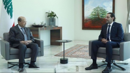 Designierter libanesischer Premierminister Hariri präsentiert Präsident Aoun die Kabinettsaufstellung