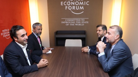 Irans Außenminister berät sich mit dem pakistanischen Amtskollegen in Davos