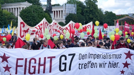 Demonstrationen in München - Proteste gegen G7-Gipfel