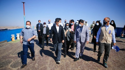 Japanischer Botschafter in Iran besucht Umweltprojekte in Ost-Aserbaidschan