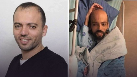 Demonstration in New York für Freilassung des palästinensischen Hungerstreikenden Khalil Awawdeh 