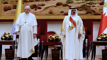 Bahrainische Demonstranten fordern während des Papstbesuchs die Freiheit politischer Gefangener