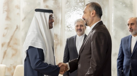 Treffen von Außenministern der Islamischen Republik Iran und VAE in New York
