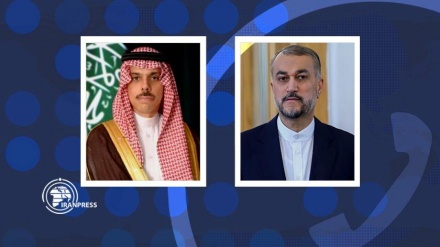 Amir-Abdollahian berät mit Bin Farhan Al Saud über die Lage in Gaza