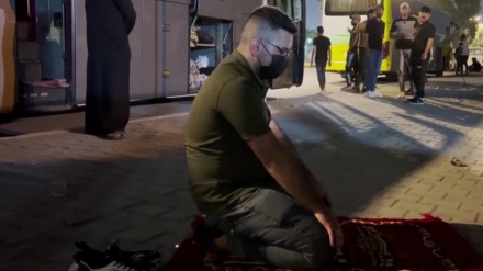 Iraker veranstalten Sitzstreik an irakisch-jordanischer Grenze, um Gaza zu unterstützen