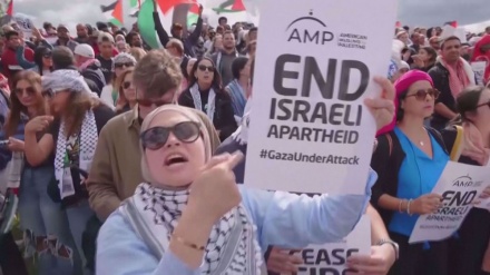 Hunderte versammeln sich in Washington und im französischen Lyon, um Gaza zu unterstützen