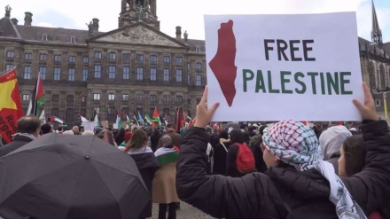 Tausende marschieren in Amsterdam zur Unterstützung der Palästinenser
