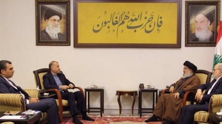 Hisbollah-Chef zu Irans Außenminister: Widerstand wird im Gaza-Krieg gegen Israel siegreich hervorgehen 