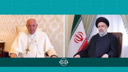In einer Botschaft an Papst hofft Raisi, dass Massaker im Gazastreifen endet