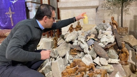 Trümmer von Gaza ersetzen Weihnachtsdekoration am Geburtsort von Jesus Christus