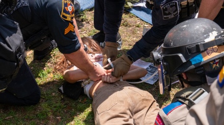 Anti-Israel-Proteste in den USA: UN-Menschenrechtsbeauftragter „beunruhigt“ über Polizeibrutalität