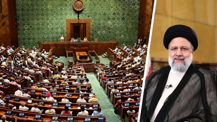 Indisches Parlament erweist Präsidenten und Außenminister Irans Ehre