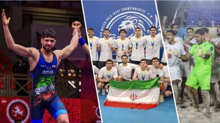Asien-Wettbewerbe: Iran ist Meister im Wasserball, Freistilringen und Beachsoccer