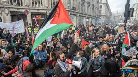 Pro-palästinensische Versammlung in Großbritannien